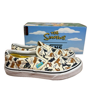 Vans The Simpson Family Pets Slip On Canvas Shoe Size 5J or 6.5 #B1137